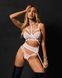 Комплект Obsessive Premisis White 3-pcs crotchless set 2XL/3X SX3120 фото 4