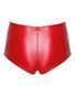 Красные кожаные шортики Noir Handmade F356 Red powerwetlook shorts - S SX2124 фото 7