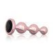 Набор анальных игрушек Rosy Gold - Metal Butt Plug Set 3 Pieces SX3070 фото 3