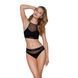Трусики с прозрачной вставкой Passion PS006 PANTIES L, black SO4231 фото 3