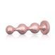 Набор анальных игрушек Rosy Gold - Metal Butt Plug Set 3 Pieces SX3070 фото 4