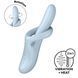 Вибратор с ротацией Satisfyer Heat Flex 4 Blue, подогрев до 39&deg;C SX2169 фото 1