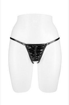 Трусики-стрінги з доступом Fashion Secret ANGELA Black SO2243