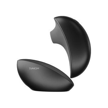 Вакуумний кліторальний смарт-стимулятор Svakom Pulse Galaxie Midnight Black, проєктор зоряного неба SO9678
