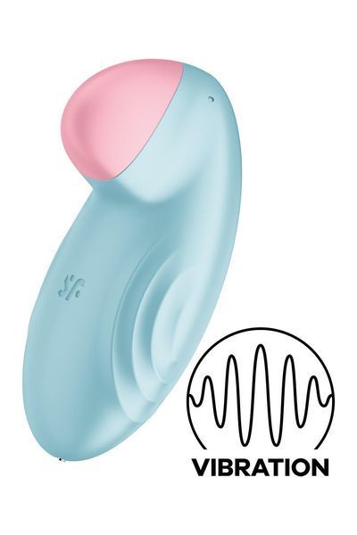 Смарт-вибратор для клитора Satisfyer Tropical Tip Light Blue SO7142