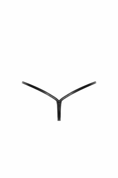 Трусики-стрінги Noir Handmade P012 Wild, XL, під латекс, крокодиловий принт, застібки з боків SX0342