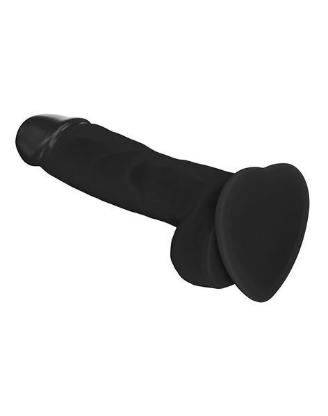 Реалистичный фаллоимитатор Strap-On-Me SOFT REALISTIC DILDO Black - Size L SO4523
