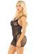 Платье Leg Avenue Heart Net Mini Dress One Size Black SX2757 фото 2