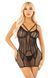 Платье Leg Avenue Heart Net Mini Dress One Size Black SX2757 фото 1