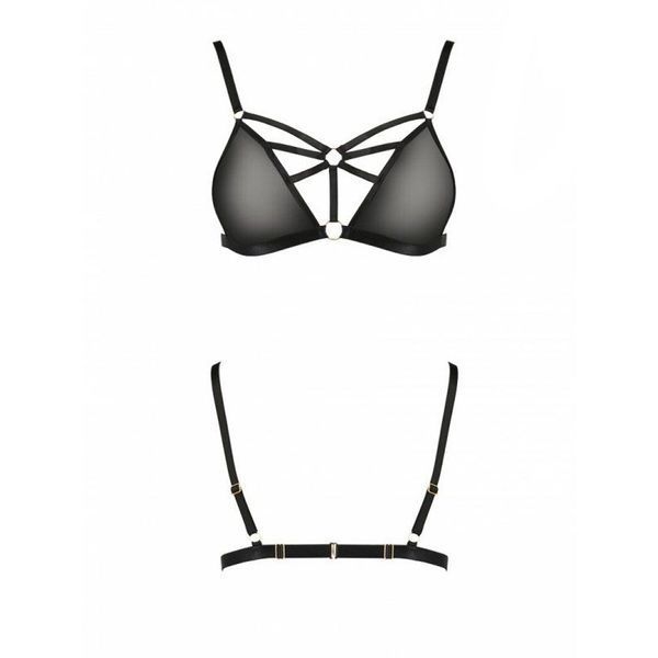 Бюстгальтер-стрепи Passion Exclusive MEGGY BRA L/XL, black PS27704