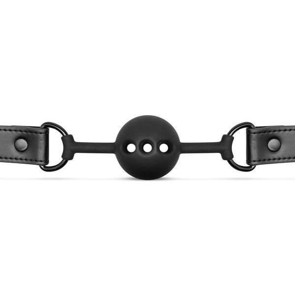Повітропроникний кляп Bedroom Fantasies: Breathable Silicone Ball Gag, чорний SO8816