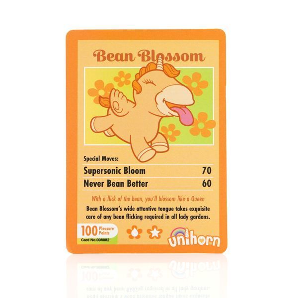 Вибратор-единорожка Unihorn &ndash; Bean Blossom, пульсирующий язычок SX2856
