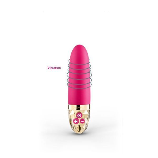 Вибратор Mystim Sleak Freak Pink, 8 режимов, внутренняя и внешняя стимуляция SO8140