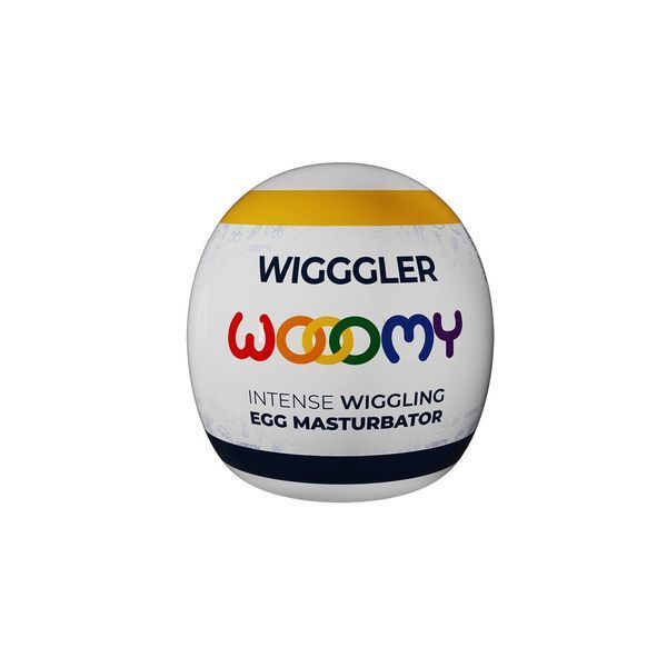 Мастурбатор-яйцо Wooomy Wigggler Mini Masturbator, очень нежный, пробник лубриканта Amorean 1 мл SX1706