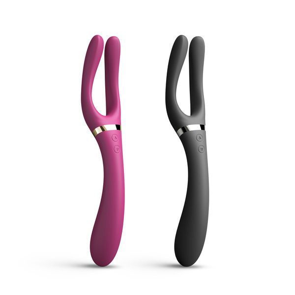 Вібратор-стимулятор Dorcel INFINITE JOY BLACK, багатофункціональний, унісекс SO7382