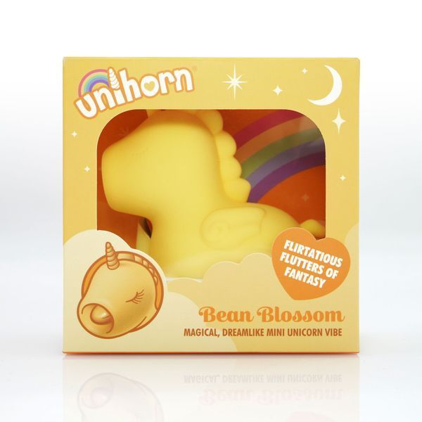 Вибратор-единорожка Unihorn &ndash; Bean Blossom, пульсирующий язычок SX2856
