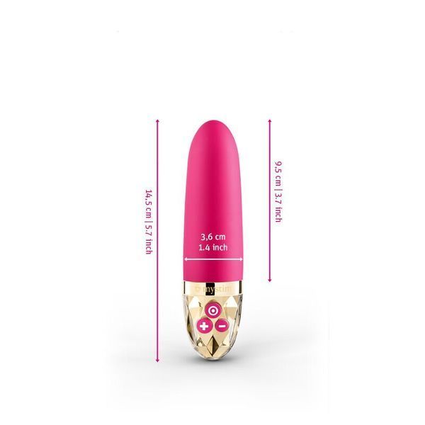 Вибратор Mystim Sleak Freak Pink, 8 режимов, внутренняя и внешняя стимуляция SO8140