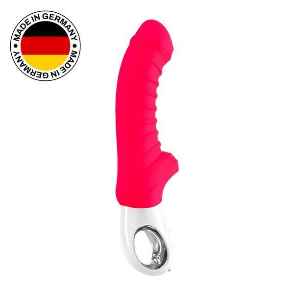 Вибратор для точки G Fun Factory TIGER india red, ребристый, подходит для анальной стимуляции SX0939