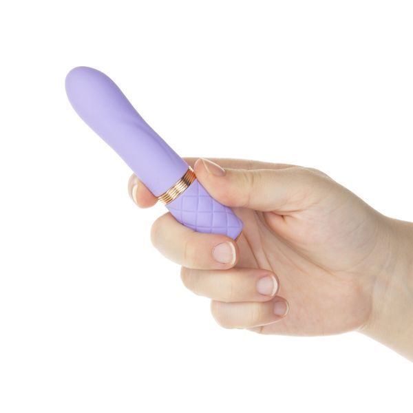 Роскошный вибратор Pillow Talk Flirty Purple Special Edition, Сваровски, повязка на глаза+игра SO6854