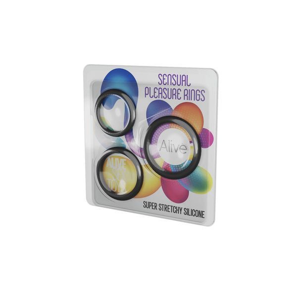 Набор эрекционных колец Alive Sensual Pleasure Rings SX0807