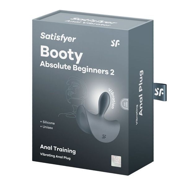 Анальна вібропробка Satisfyer Booty Absolute Beginners 2, для початківців, ввідна частина 3,5 см SX0665
