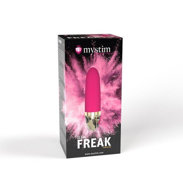 Вибратор Mystim Sleak Freak Pink, 8 режимов, внутренняя и внешняя стимуляция SO8140