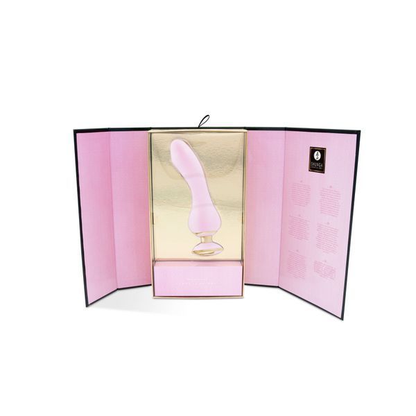 Вибратор для точки G Shunga Sanya Light Pink, гибкий ствол SO6904
