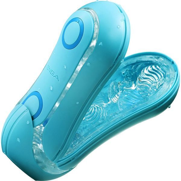 Мастурбатор Tenga Flip Orb &mdash; Ocean Blue, с изменяемым сжатием, со стимулирующими шариками внутри SX1330