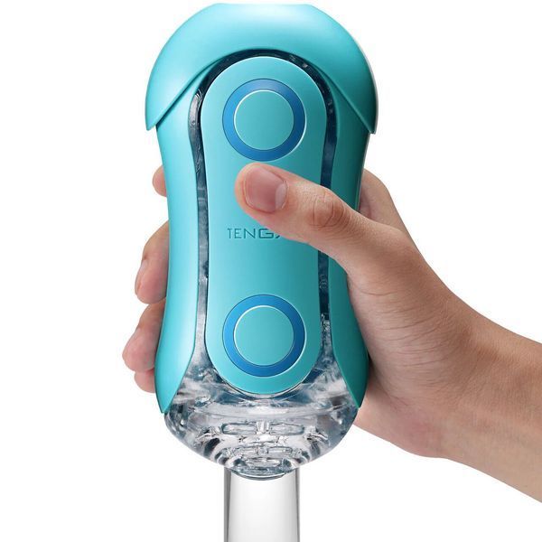 Мастурбатор Tenga Flip Orb &mdash; Ocean Blue, с изменяемым сжатием, со стимулирующими шариками внутри SX1330