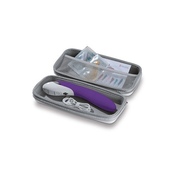 Мощный вибратор Mystim Sassy Simon Purple с двумя моторами и стимулирующим рельефом SO3468