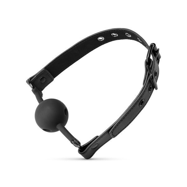 Повітропроникний кляп Bedroom Fantasies: Breathable Silicone Ball Gag, чорний SO8816