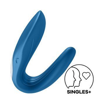 Вібратор для пар Satisfyer Double Whale з двома моторчиками SO1643