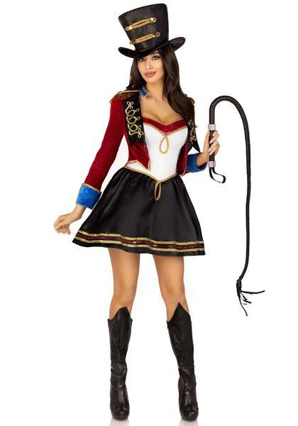Костюм дресирувальниці Leg Avenue Ringmaster Costume M, сукня, капелюх SO9194