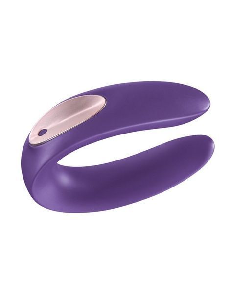 Вибратор для пар Satisfyer Double Plus Remote с пультом ДУ и двумя моторчиками SO2021