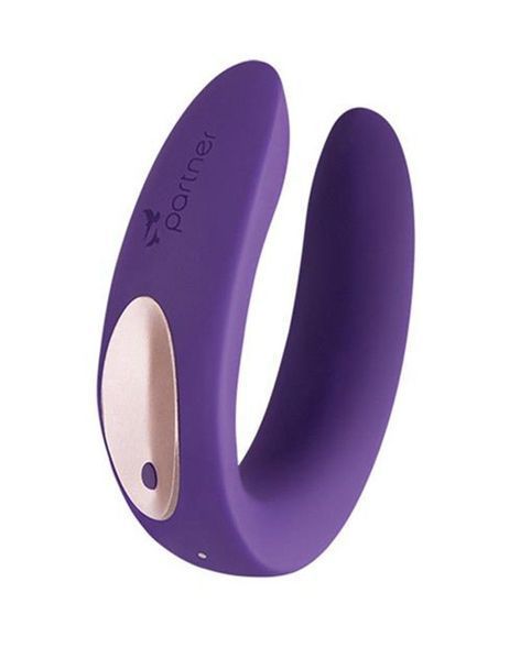 Вибратор для пар Satisfyer Double Plus Remote с пультом ДУ и двумя моторчиками SO2021