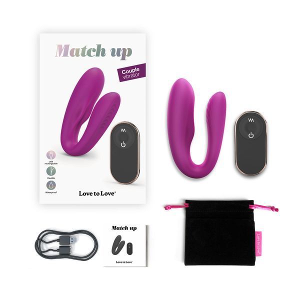 Вибратор для пар с пультом ДУ Love To Love MATCH UP - SWEET ORCHID SO6249