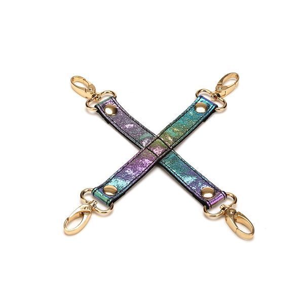 БДСМ-набір Liebe Seele Vivid Rainbow 8 Pieces Set, 8 аксесуарів, екошкіра на оксамитовій основі SO9504
