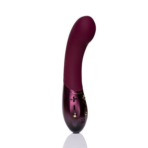 Вібратор для точки G Hot Octopuss KURVE, Treble and Bass Technology, 2 мотори, м&rsquo;який кінчик SO8728
