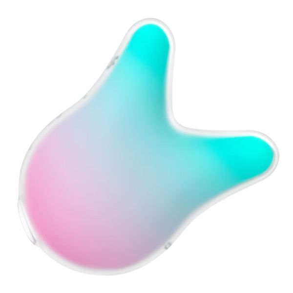 Вакуумний кліторальний стимулятор з вібрацією Satisfyer Mermaid Vibes Mint/Pink, 2 мотори SX1209