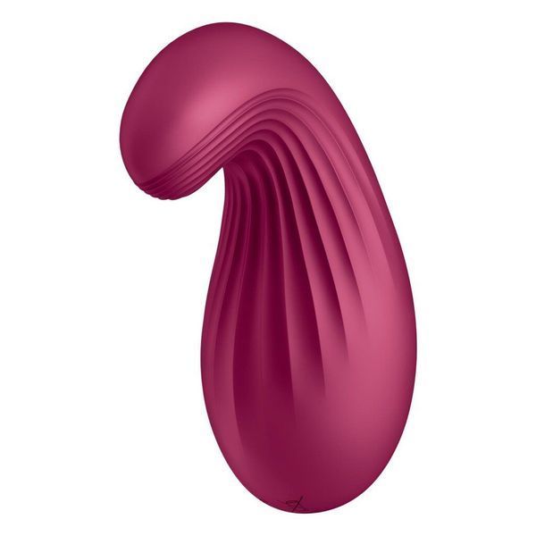 Вібратор Satisfyer Dipping Delight Berry, 2 мотори, гнучкий кінчик SO6990