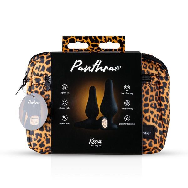 Набор силиконовых анальных пробок Panthra - Kesia SO5117