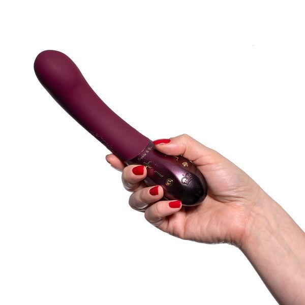 Вібратор для точки G Hot Octopuss KURVE, Treble and Bass Technology, 2 мотори, м&rsquo;який кінчик SO8728