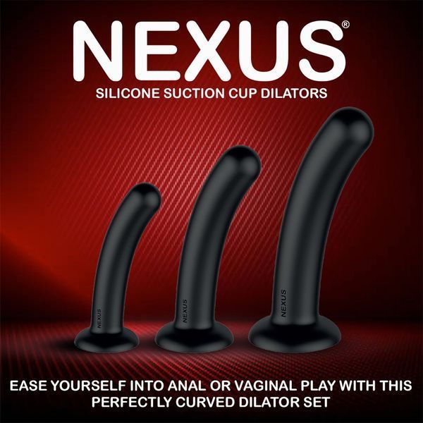 Набір дилдо Nexus Dilating Set (17 см, 15 см, 12,5 см) SX1341
