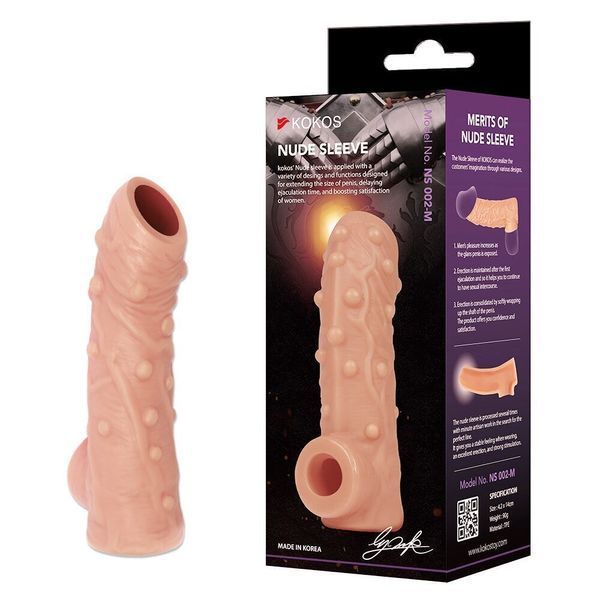 Насадка на член Kokos Nude Sleeve NS 002 L SX1474