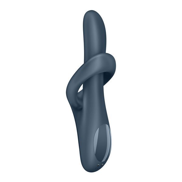 Вибратор с ротацией Satisfyer Heat Flex 4 Grey, подогрев до 39&deg;C SX2170