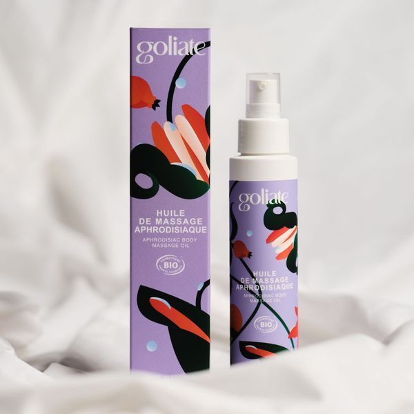Массажное масло Goliate Huile De Massage Aphrodisiaque 100 мл, органическое, согревающий эффект SX3016