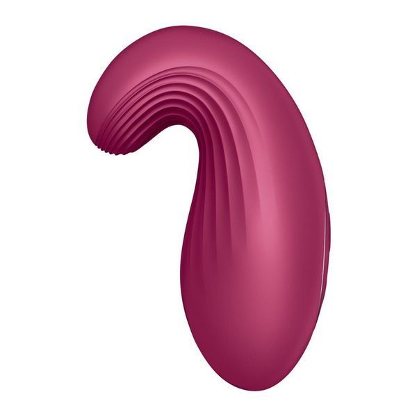 Вібратор Satisfyer Dipping Delight Berry, 2 мотори, гнучкий кінчик SO6990