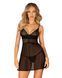 Эротический комплект Obsessive Chemeris babydoll & thong XL/2XL, пеньюар и стринги SO9760 фото 1