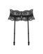 Пояс для панчіх Obsessive Nutris garter belt, XS/S, мереживний, з довгими пажами SX1172 фото 1