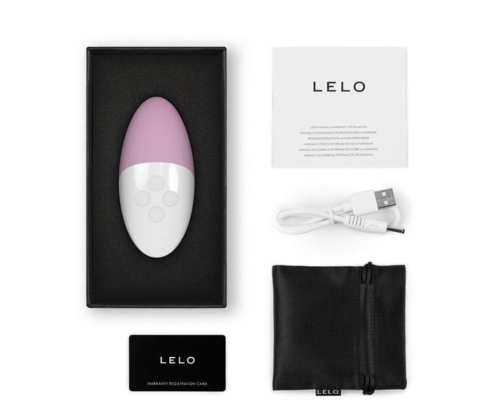 Музыкальный вибратор для клитора LELO SIRI 3 Soft Pink, вибрации в ритме звуков без смартфона SX0696